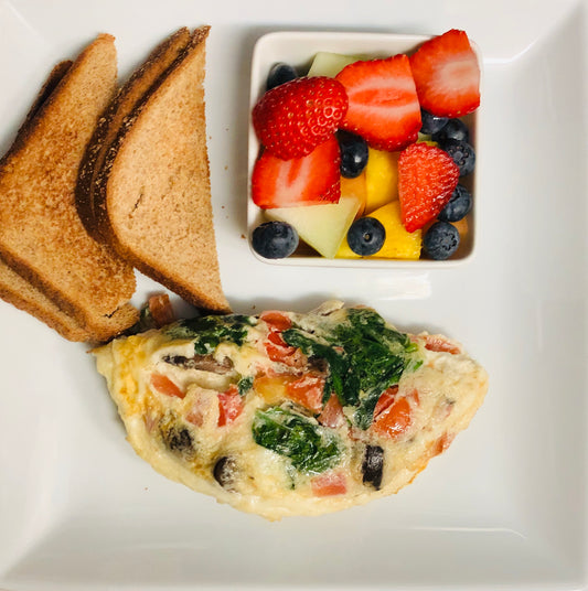 Healthy Choice omelet