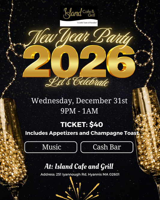 Island Cafe & Grill New Year's Eve Party