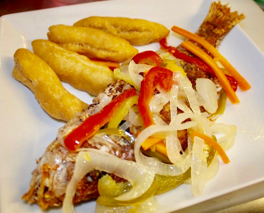 Fried Escovitch Red Snapper Fish